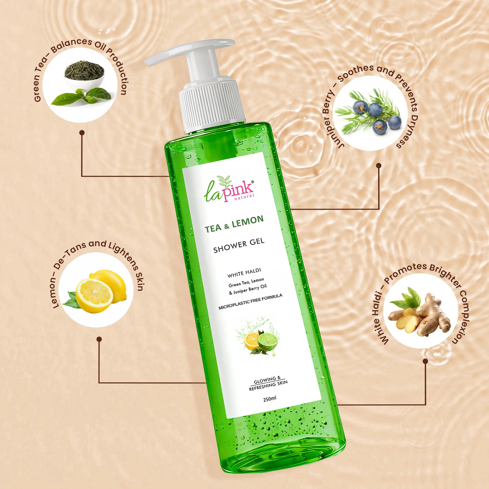 Glowing &amp; Refreshing Skin with La Pink Tea &amp; Lemon Shower Gel