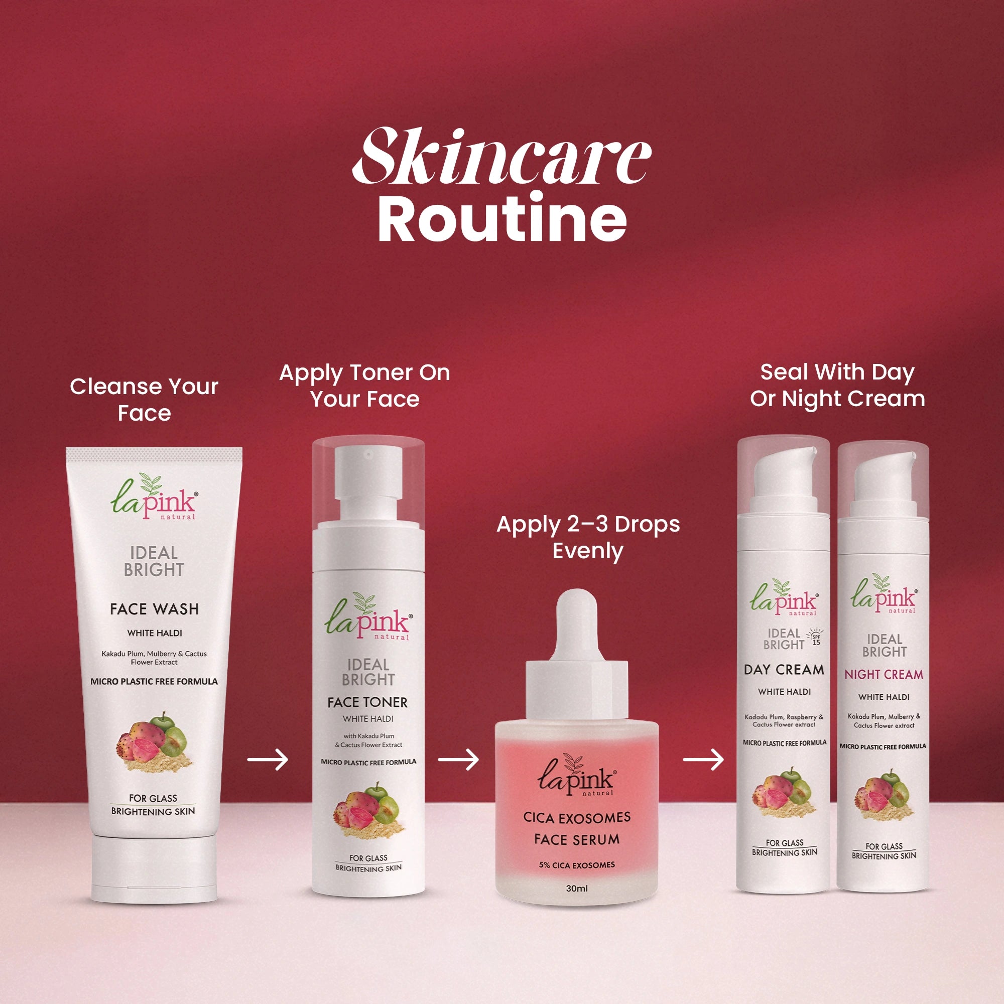 La Pink Cica Exosomes Face Serum