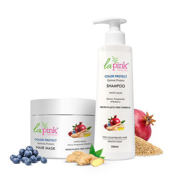 Color Protect Shampoo & Hair Mask For Color Treated Hair Combo