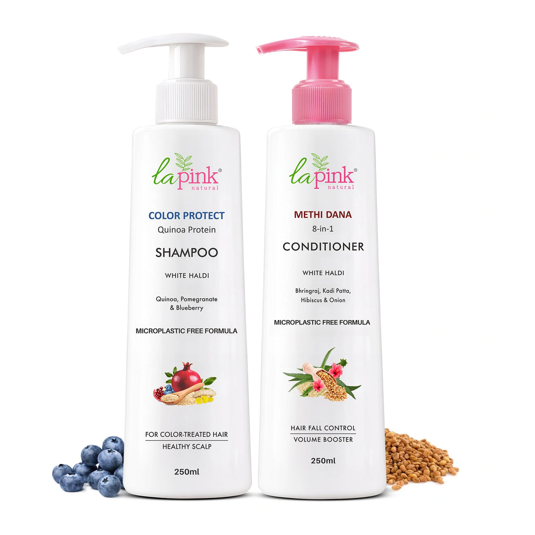 Color Protect Shampoo &amp; Methi Dana Conditioner For Color Treated Hair Combo