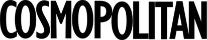 Black 'Cosmopolitan' logo on a white background