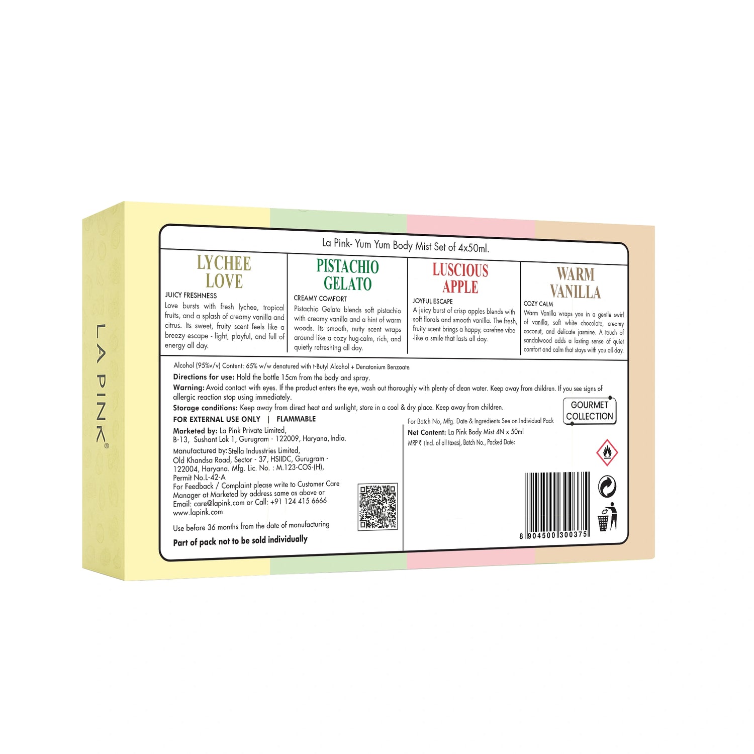 GOURMET COLLECTION BODY MIST GIFT SET