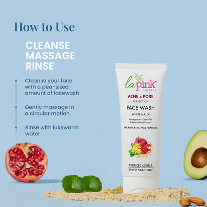 Ultimate Solution for Clear, Poreless Skin - La Pink Acne &amp; Pore Face Wash