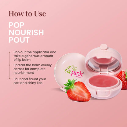 Strawberry Lip Balm for Soft, Pink &amp; Hydrated Lips