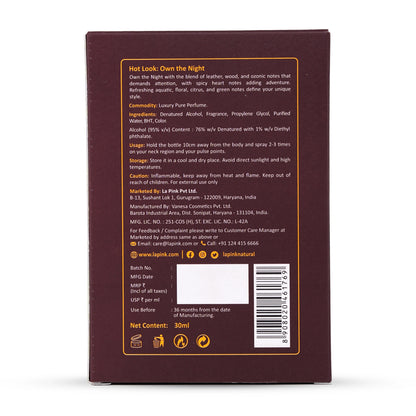 Hot Look French Luxury Pure Perfume for Men - 30ml