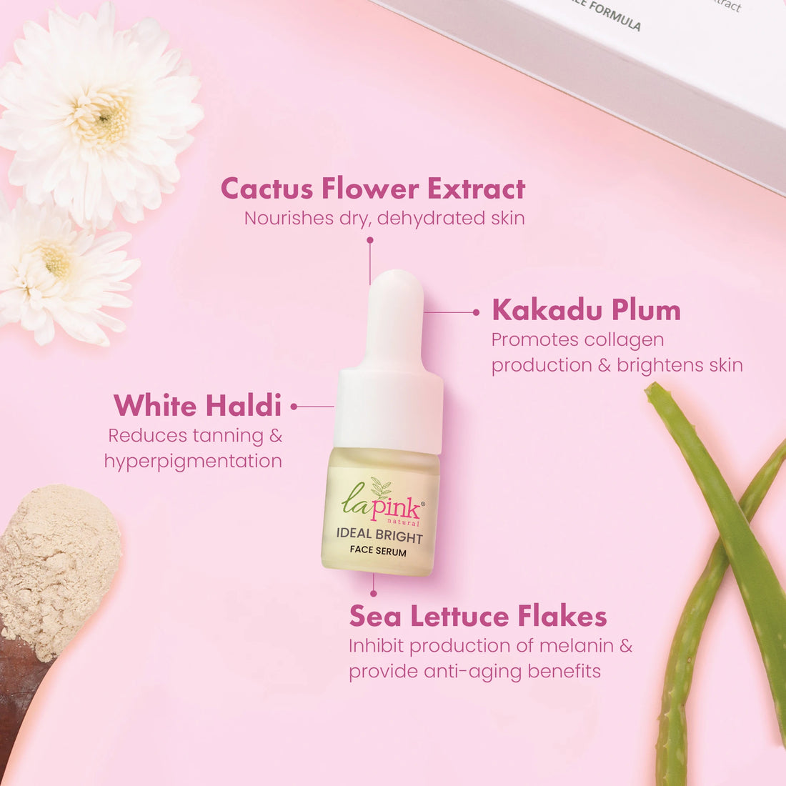Ideal Bright Face Serum for Brightened Glass Skin mini Pack