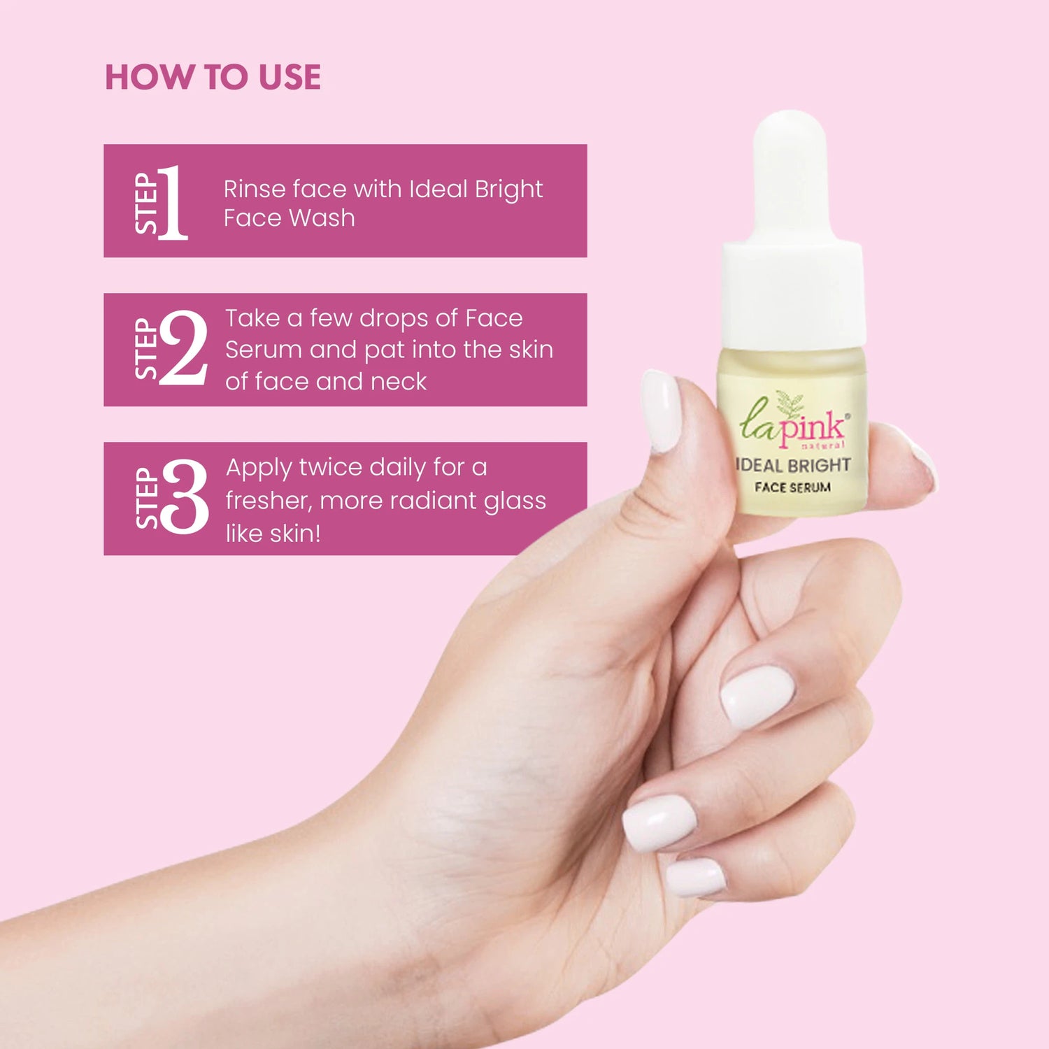 Ideal Bright Face Serum for Brightened Glass Skin mini Pack