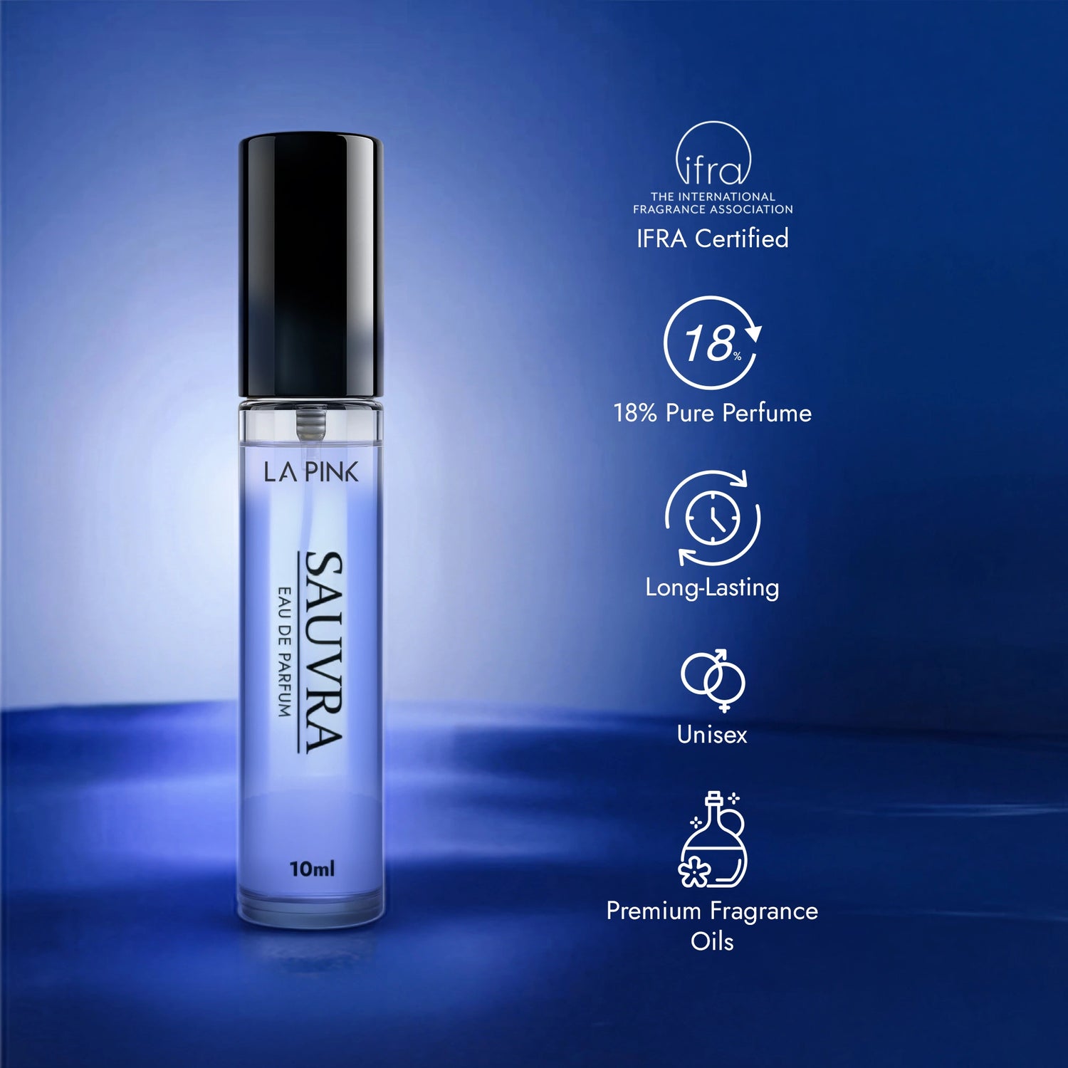 Sauvra Long Lasting Unisex Eue De Perfume 10ml