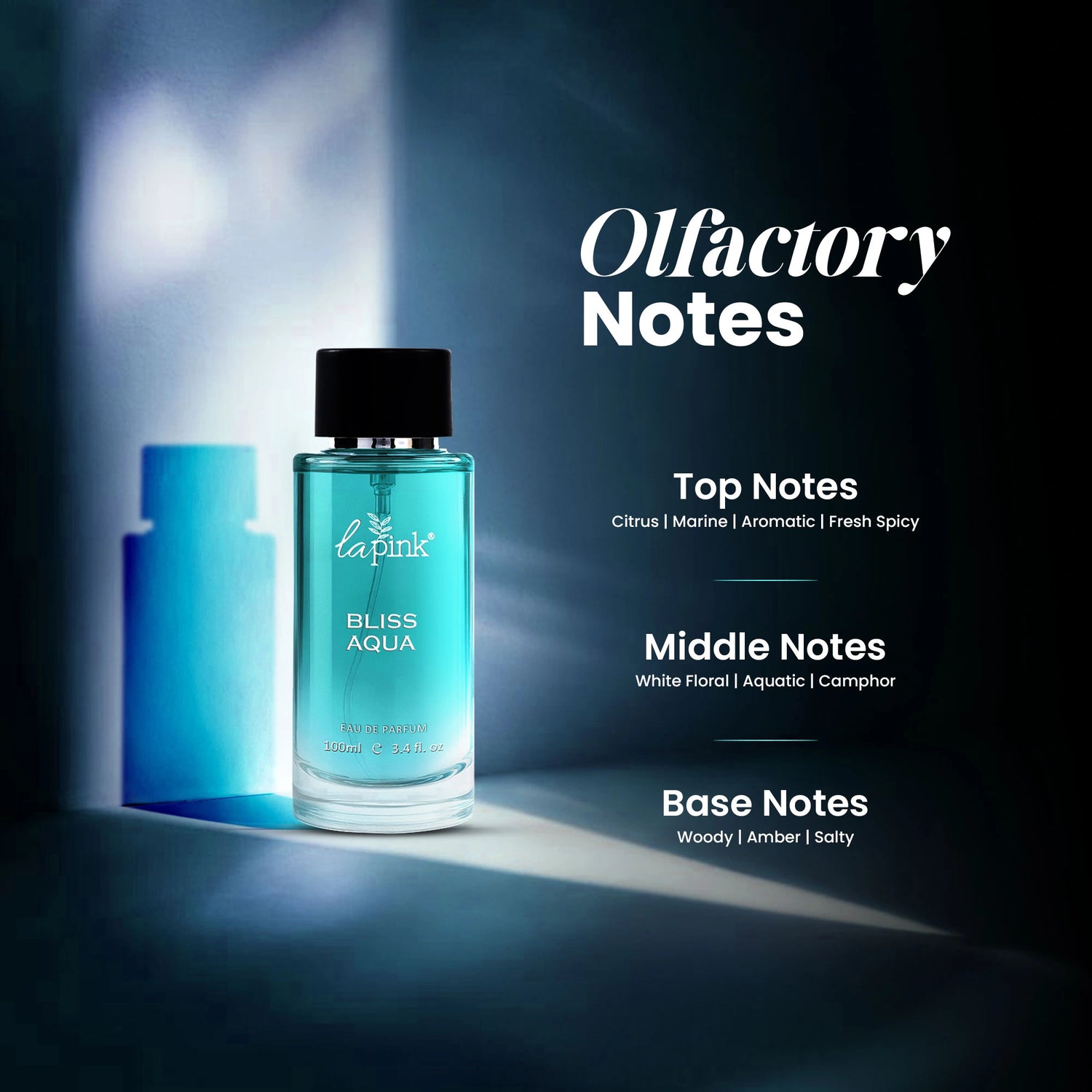 La Pink Bliss Aqua French Luxury Perfume for Men 100 ML