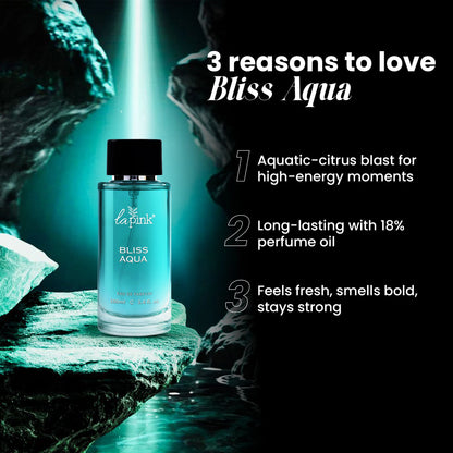 La Pink Bliss Aqua French Luxury Perfume for Men 100 ML