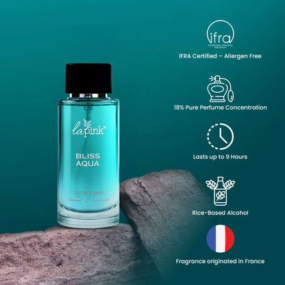La Pink Bliss Aqua French Luxury Perfume for Men 100 ML