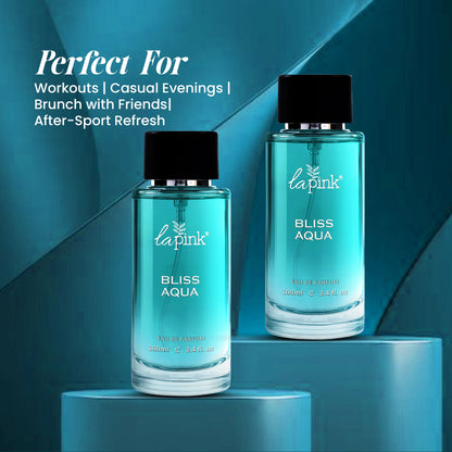 La Pink Bliss Aqua French Luxury Perfume for Men 100 ML