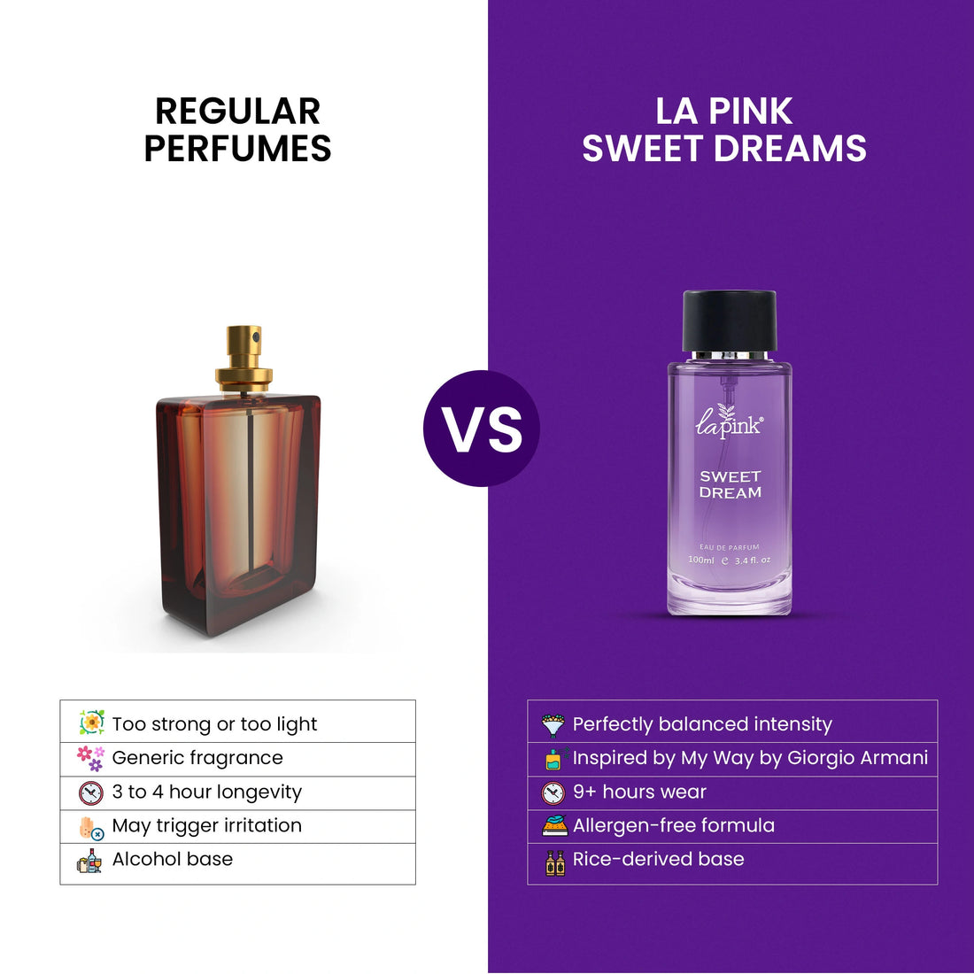 La Pink Sweet Dream French Luxury Perfume for Women  100 ML