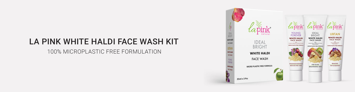 La Pink White Haldi Face Wash Kit