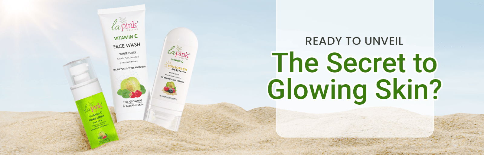 La Pink summer secret glowing skin