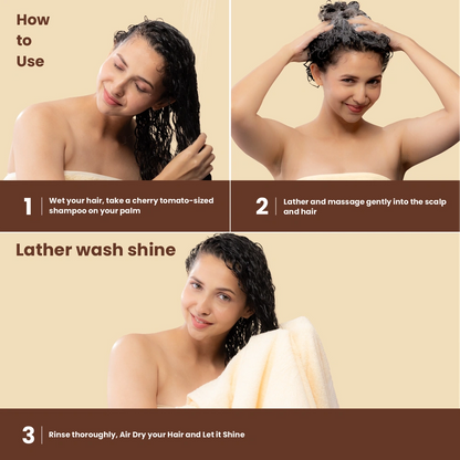 Lemon &amp; Ginger Anti-Dandruff Shampoo  100% Nourishment &amp; Scalp Care
