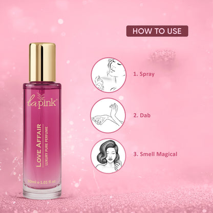Love Affair French Luxury Pure Perfume for Women - 30ml