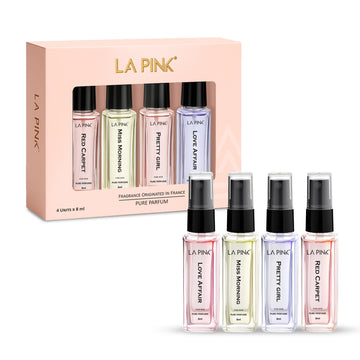 La Pink Perfume Women Gift Pack 4 Pcs