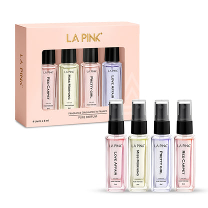 La Pink Perfume Women Gift Pack 4 Pcs