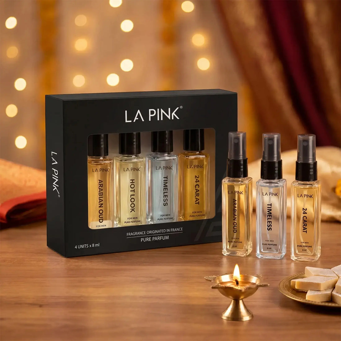 Men Gift Pack Pure Parfum (8ml x 4 Pcs)