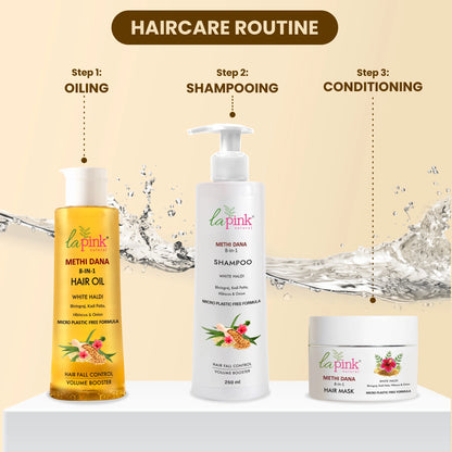 Methi Dana 8-in-1 Shampoo &amp; Hair Mask For Hair Growth Combo