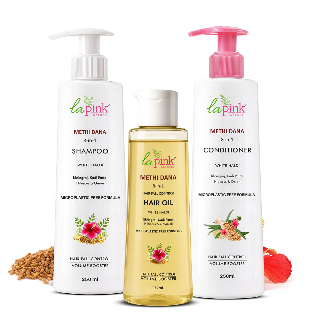 Methi Dana Ultimate Hair Fall Control Solution Combo