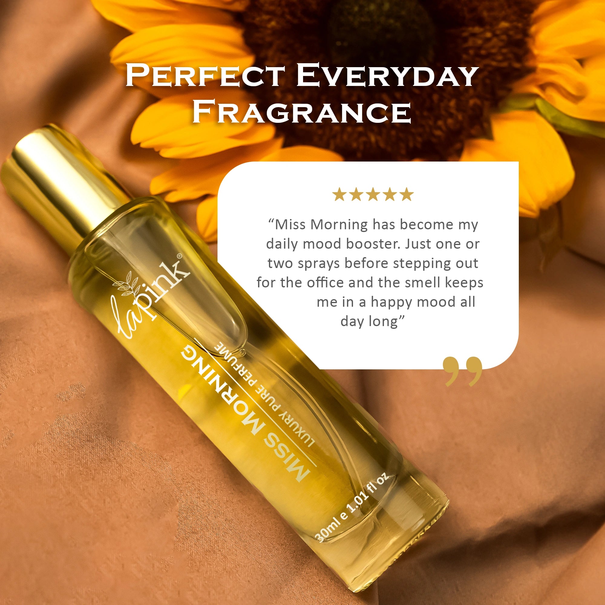 Miss Morning French Luxury Pure Perfume for Women - 30ml