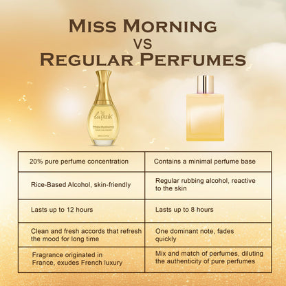 Miss Morning French Luxury Pure Perfume for Women - 100ml
