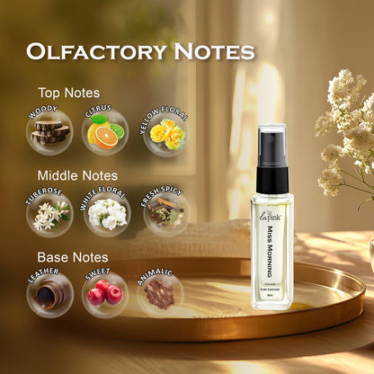 Miss Morning French Luxury Pure Perfume for Women - 8ml