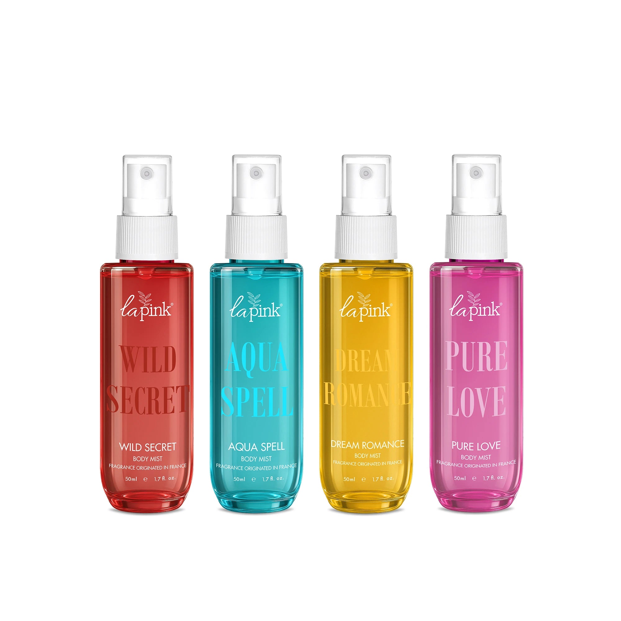 La Pink Body Mist Pack of 4 (50 ML* 4) 200 ML