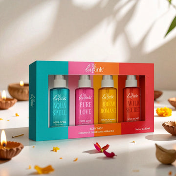 La Pink Body Mist Pack of 4 (50 ML* 4) 200 ML