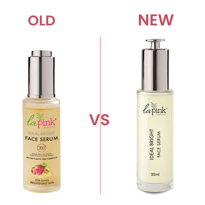Ideal Bright Face Serum with White Haldi &amp; Sea Lettuce flakes for Brightened Glass Skin