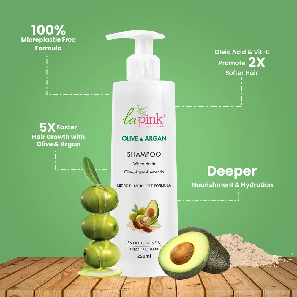 The Ultimate Solution for Smooth, Shiny &amp; Frizz-Free Hair: Olive &amp; Argan Shampoo