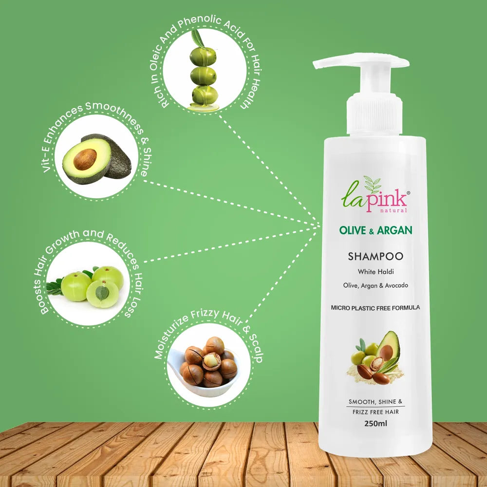 The Ultimate Solution for Smooth, Shiny &amp; Frizz-Free Hair: Olive &amp; Argan Shampoo