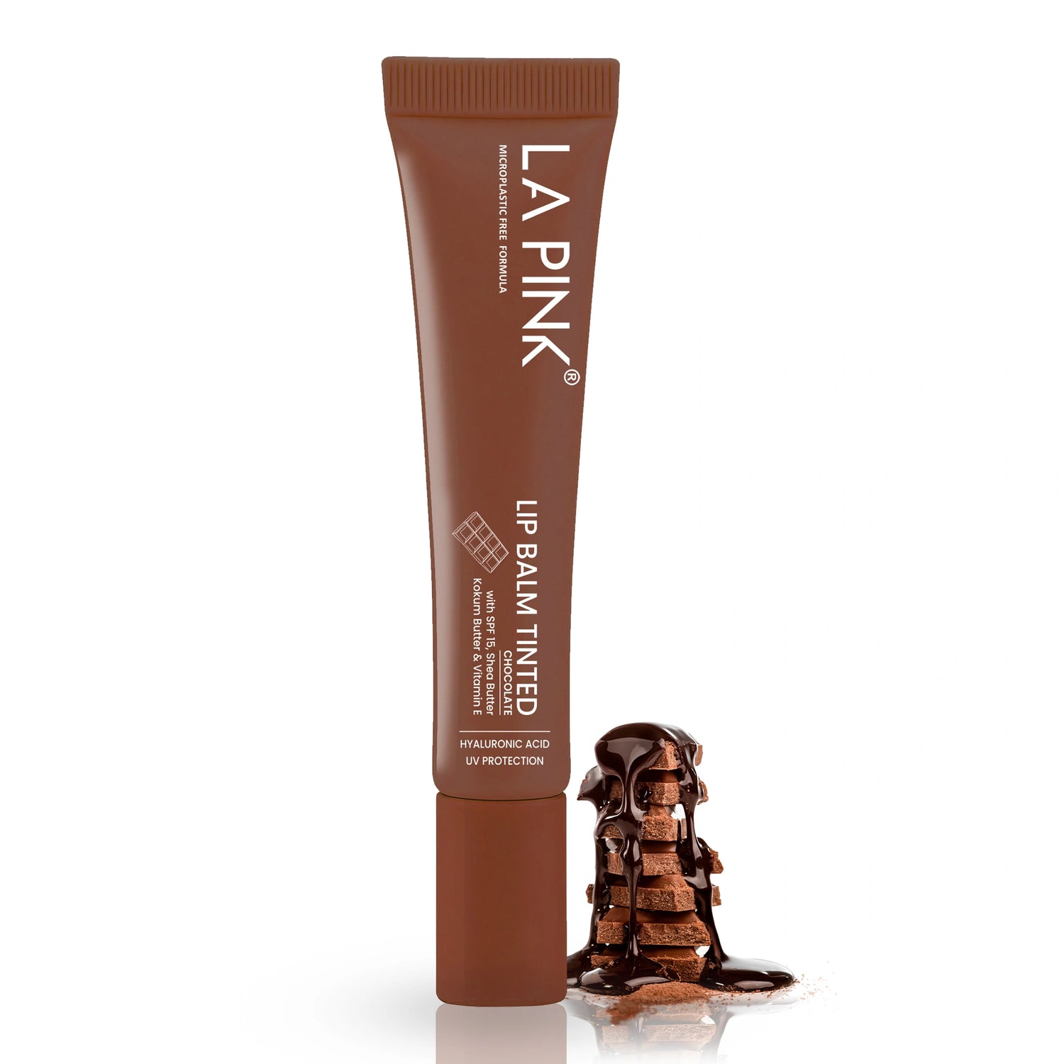 Chocolate Lip Balm Tinted with Hyaluronic Acid, UV Protection 10gm