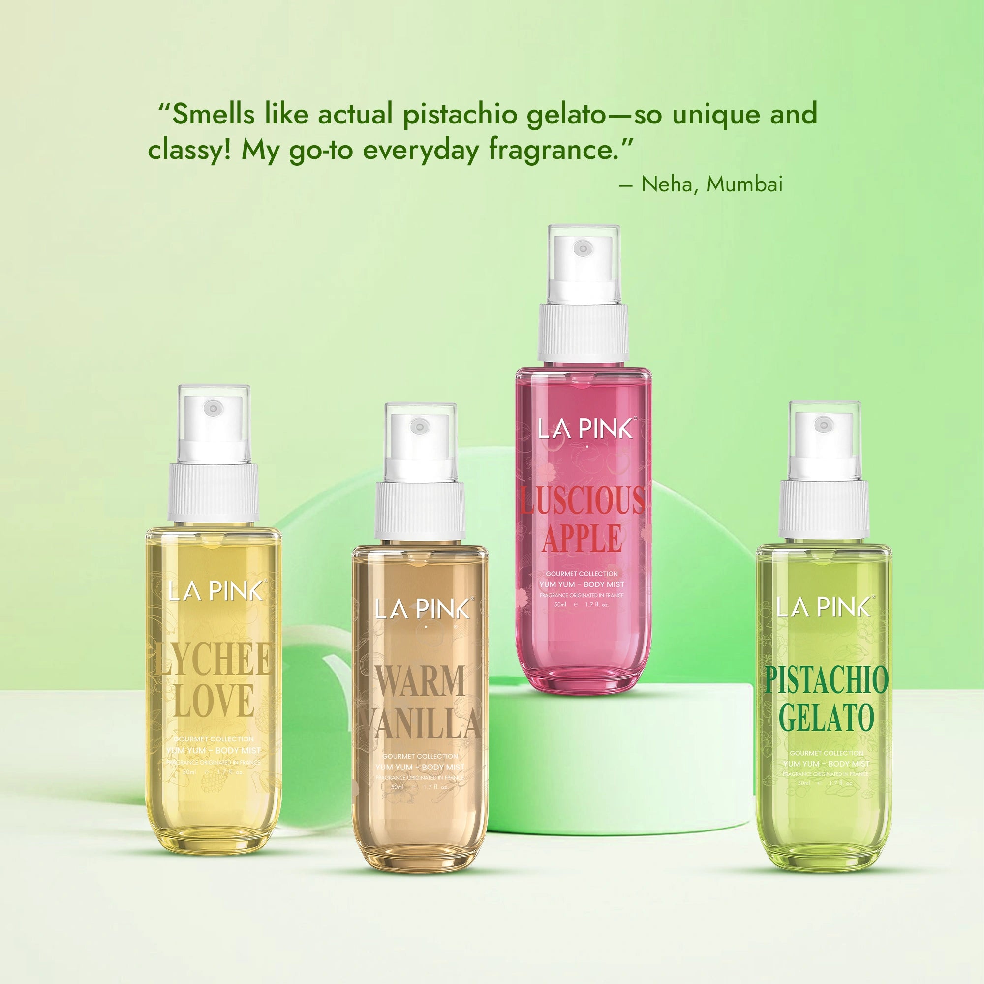 Pistachio Gelato Gourmet Body Mist