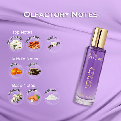 Pretty Girl French Luxury Pure Perfume for Women - 30ml