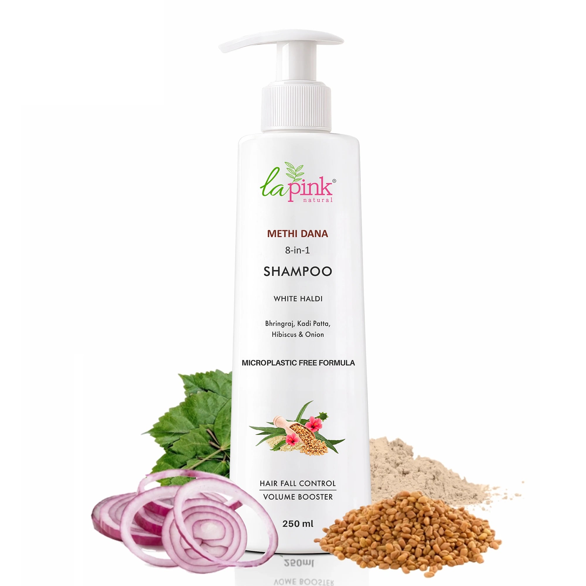 Control Hairfall &amp; Boost Volume with Methi Dana 8-in-1 Shampoo