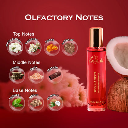 Red Carpet French Luxury Pure Perfume for Women - 30ml