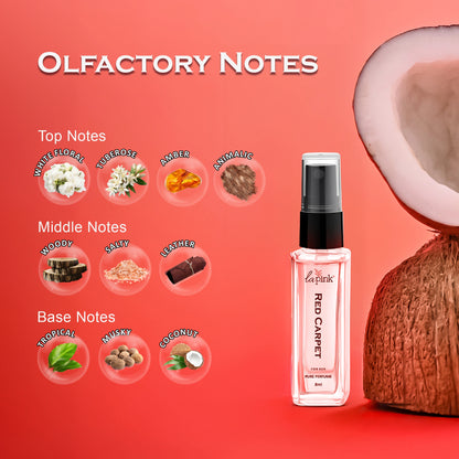 Red Carpet French Luxury Pure Perfume for Women - 8ml