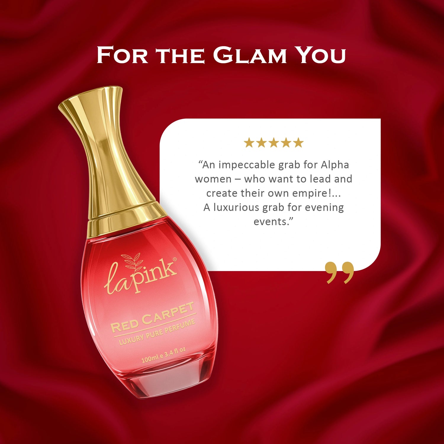 Red Carpet French Luxury Pure Perfume for Women