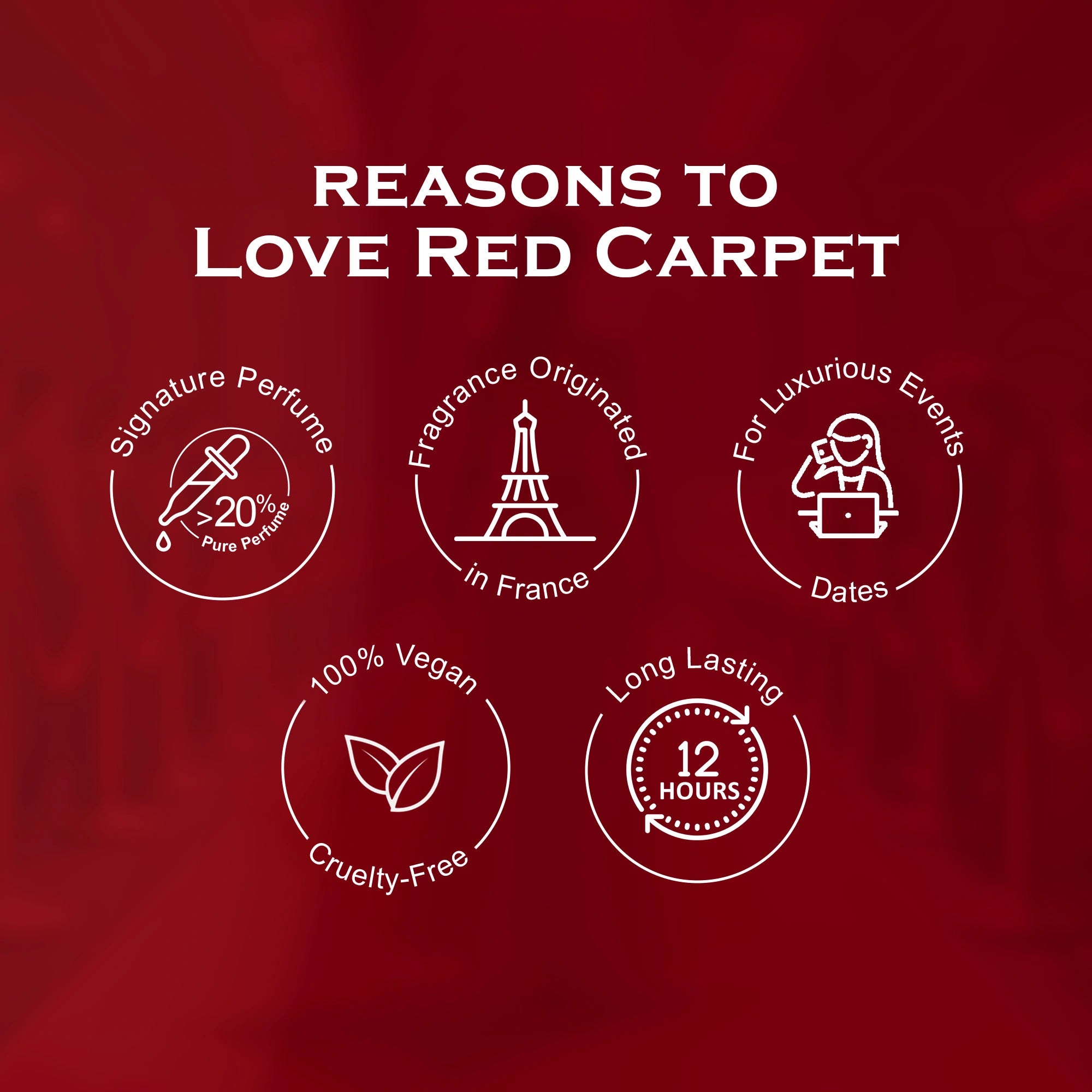 Red Carpet French Luxury Pure Perfume for Women - 30ml