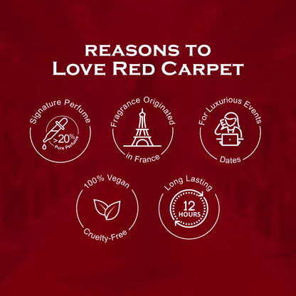 Red Carpet French Luxury Pure Perfume for Women - 8ml