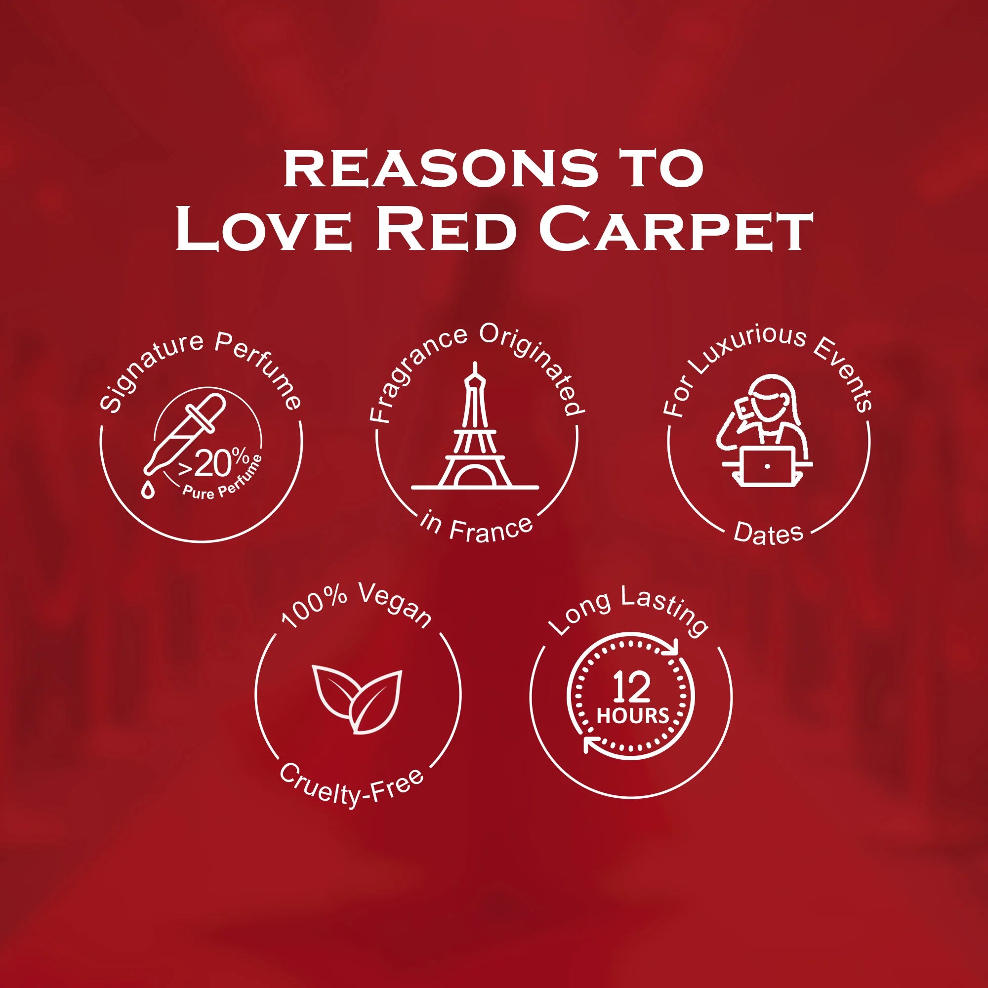 Red Carpet French Luxury Pure Perfume for Women - 100ml