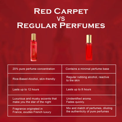 Red Carpet French Luxury Pure Perfume for Women - 30ml