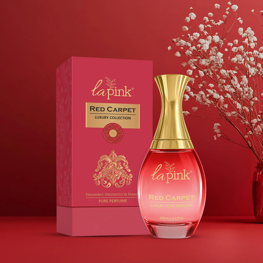 Red Carpet French Luxury Pure Perfume for Women - 100ml