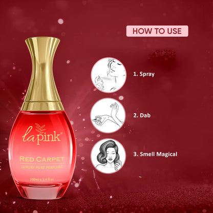 Red Carpet French Luxury Pure Perfume for Women - 100ml