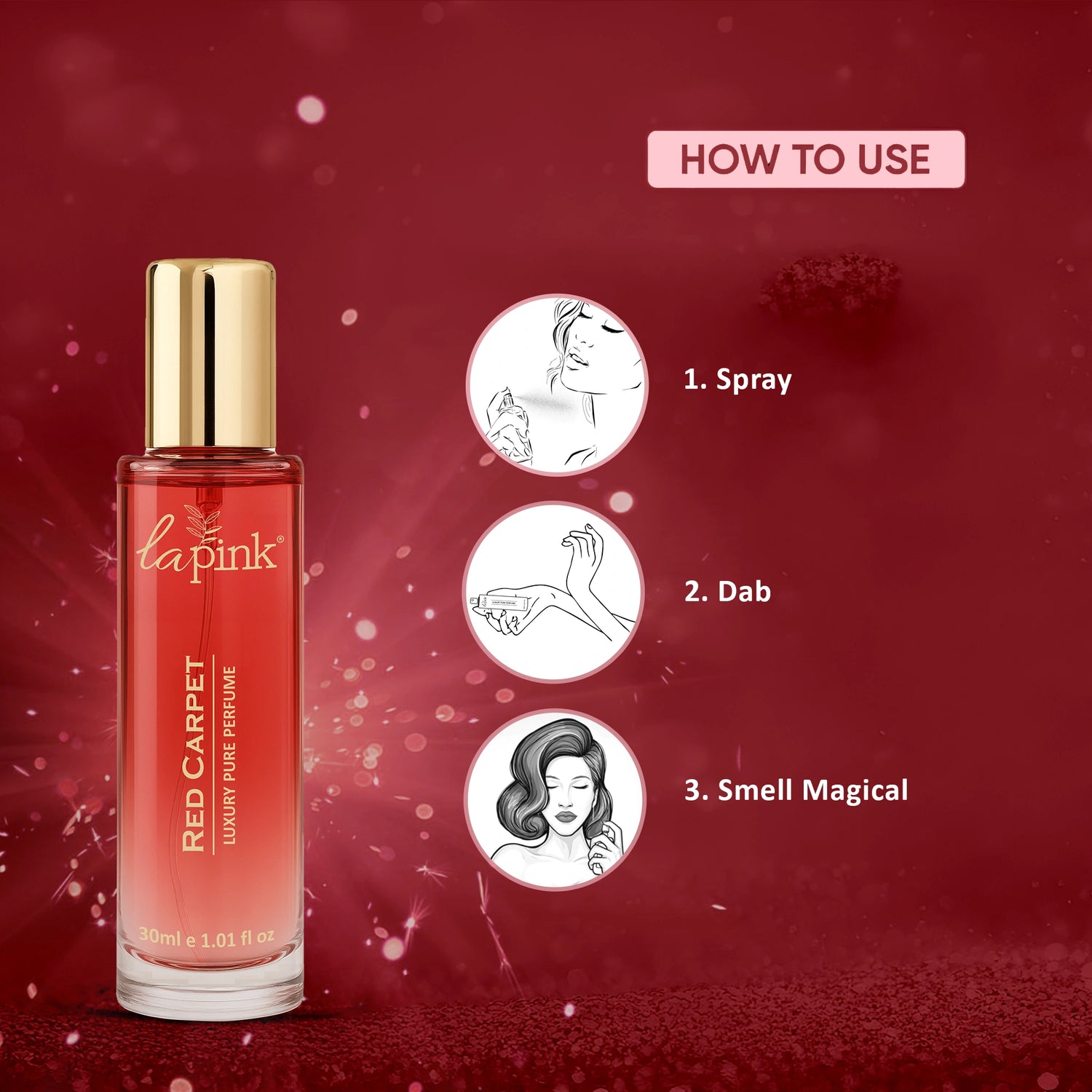 Red Carpet French Luxury Pure Perfume for Women