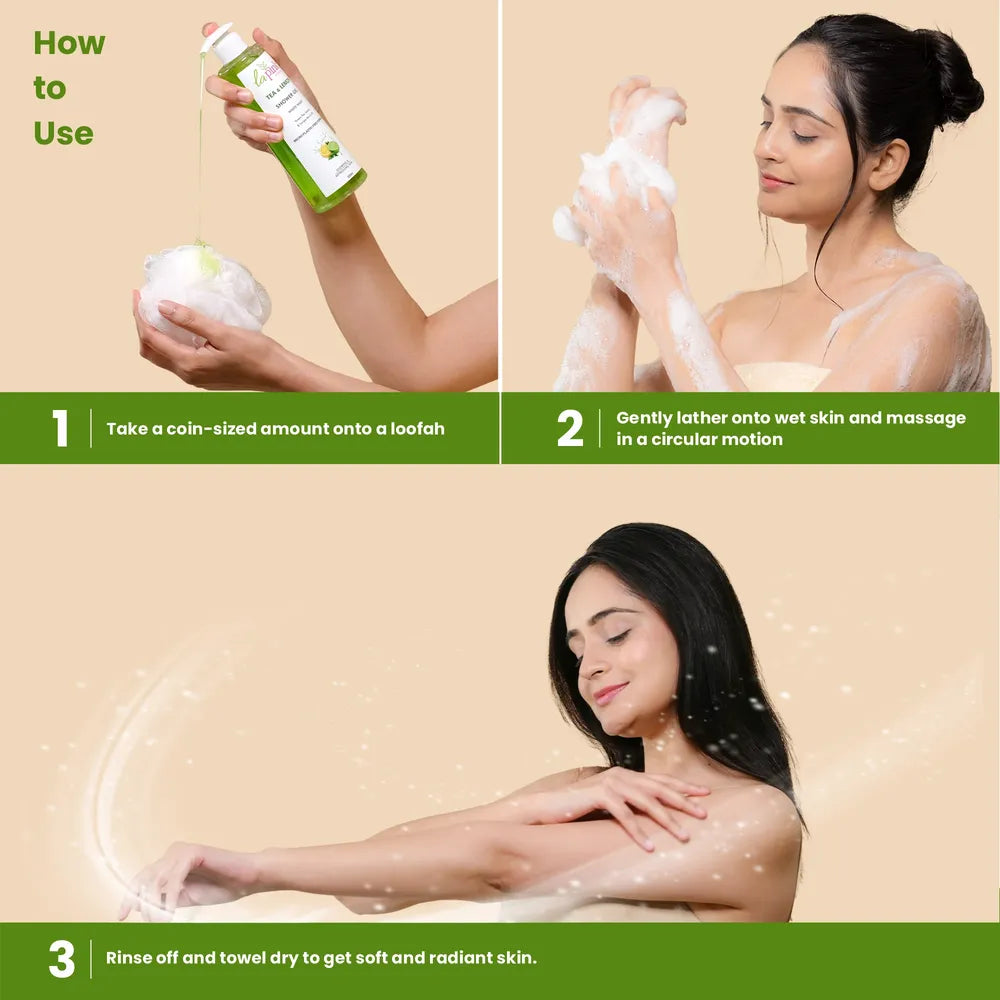 Glowing &amp; Refreshing Skin with La Pink Tea &amp; Lemon Shower Gel