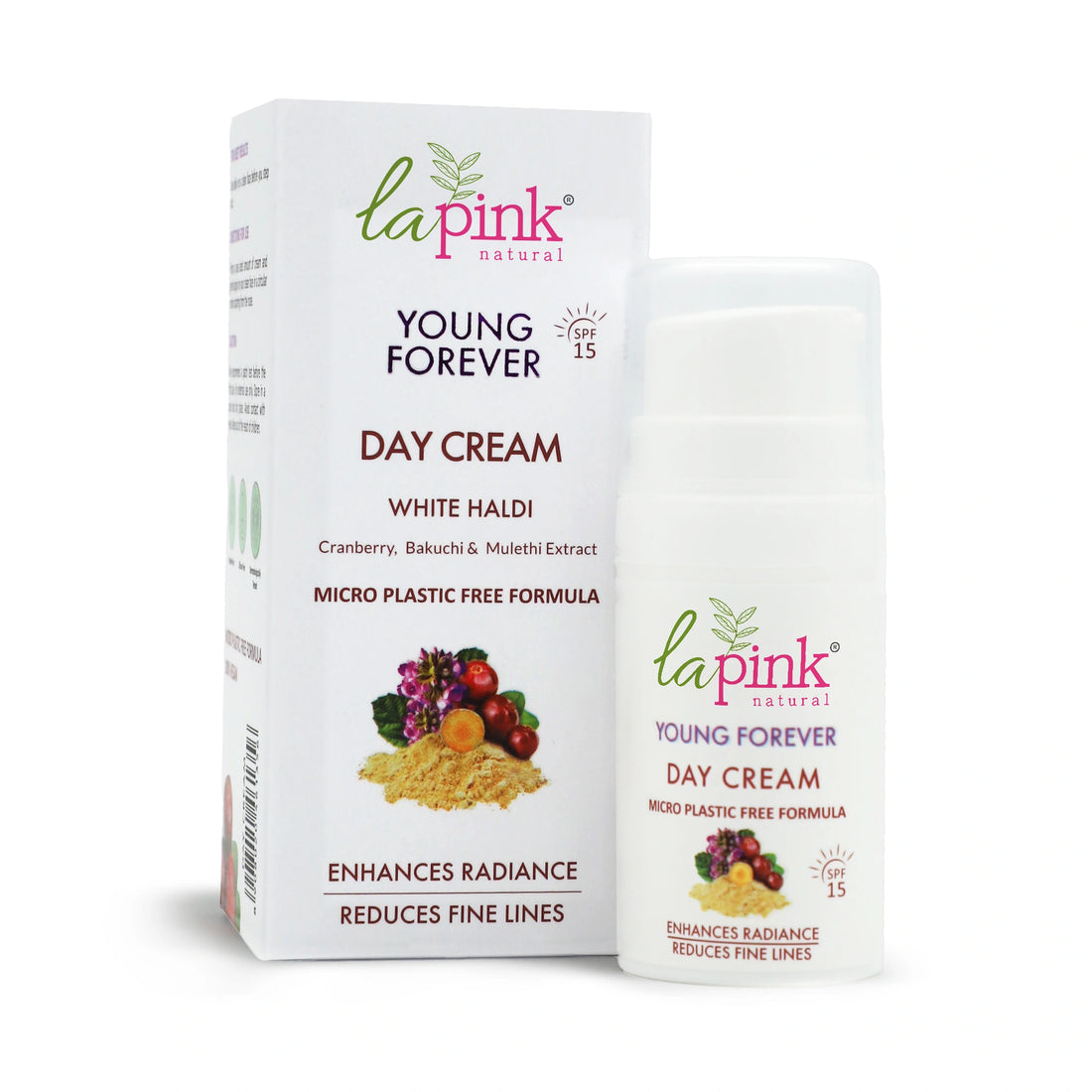 Young Forever Day Cream With White Haldi &amp; Cranberry To Enhance Radiance &amp; Reduce Fine Lines